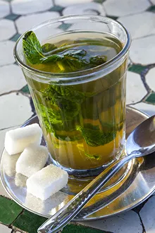Mint Tea, Marrakech, Morocco, North Africa, Africa Mint Tea, Marrakech, Morocco, North Africa, Africa