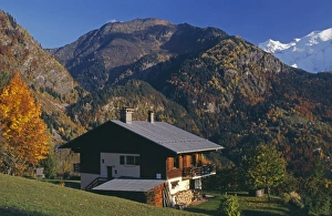 A modern chalet; most in France today are well made A modern chalet; most in France today are well made