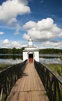 Monastic bath on Pogostskoye Lake, Pokrovo-Tervenichesky Monastery, Leningrad region Monastic bath on Pogostskoye Lake, Pokrovo-Tervenichesky Monastery, Leningrad region