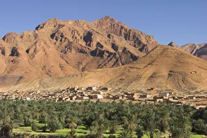Morocco, Anti Atlas mountains between Tata and Tafraoute, Village Morocco, Anti Atlas mountains between Tata and Tafraoute, Village