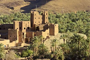 Morocco, Draa Valley, Kasbah Tamnougalt Morocco, Draa Valley, Kasbah Tamnougalt
