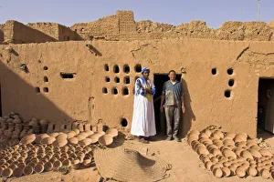 Morocco, Draa Valley, Tamegroute, Pottery workshops Morocco, Draa Valley, Tamegroute, Pottery workshops