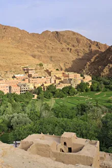 Morocco, High Atlas Mountains, Todra Gorge, Village Morocco, High Atlas Mountains, Todra Gorge, Village