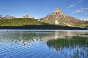 Canadian Rocky Prints: Mountain Landscape Print - Waterfowl Lake, Banff National Park