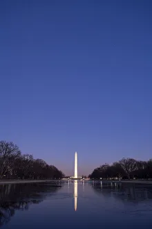 National Mall and Washington Monument at Dusk, Washington DC, USA National Mall and Washington Monument at Dusk, Washington DC, USA
