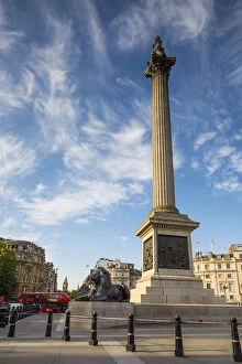 Images Dated 8th August 2016: Nelsons Column, Trafalgar Square, London, England, UK