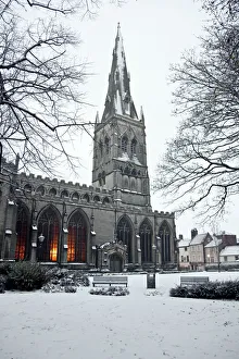 Newark, UK. The Medieval Church of St Mary Magdalene built in the 12th century Newark, UK. The Medieval Church of St Mary Magdalene built in the 12th century