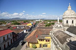 Nicaragua, Granada, View from Iglesia de la Merced Nicaragua, Granada, View from Iglesia de la Merced