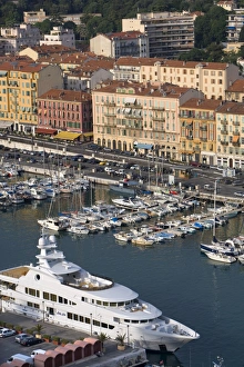 Prints of Nice Harbour, Cote d Azur, France Images Dated 2007 May: Nice Harbour Print, Cote d'Azur France
