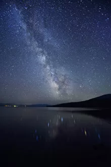 Images Dated 6th December 2012: Night Sky at Diamond Lake, Chemult, Oregon, USA