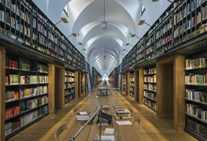 Images Dated 6th February 2018: The Nuova Manica Lunga library in the Cini Fundation, San Giorgio Monastery, Venice