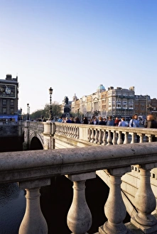 O'Connell Bridge Print, Dublin Cityscape