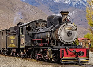 Narrow Gauge Collection: Old Patagonian Express La Trochita, steam train, Nahuel Pan Train Station, Chubut