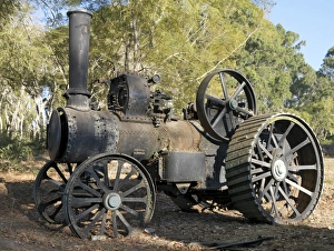 An old steam traction engine at Africa House, Shiwa Ngandu An old steam traction engine at Africa House, Shiwa Ngandu