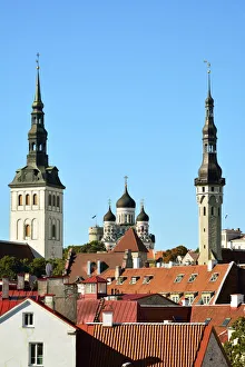 Old Town and Alexander Nevsky Cathedral in Toompea Hill, a Unesco World Heritage Site Old Town and Alexander Nevsky Cathedral in Toompea Hill, a Unesco World Heritage Site