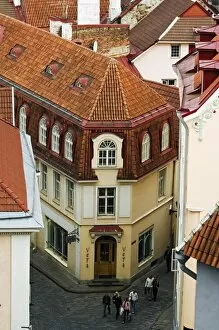 Estonia Collection: Old Town Houses and Rooftops
