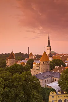 Old Town from Toompea, Tallinn, Estonia Old Town from Toompea, Tallinn, Estonia