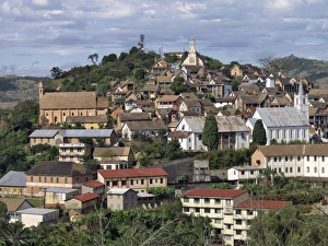 The old Upper Town of Fianarantsoa with its plethora The old Upper Town of Fianarantsoa with its plethora