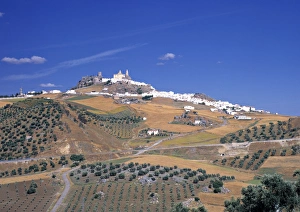 White Village Spain Prints: Olvera, Andalucia