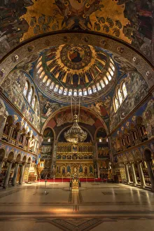 Prints of Orthodox Holy Trinity Cathedral, Interior, Sibiu, Transylvania, Romania Romania Prints: Orthodox Holy Trinity Cathedral Print, Sibiu, Romania
