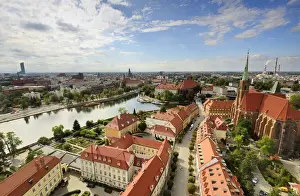 Prints of The Ostrow Tumski district (Cathedral island) and the Oder river. Wroclaw, Poland Poland Prints: Wroclaw, Poland - Ostrow Tumski Print