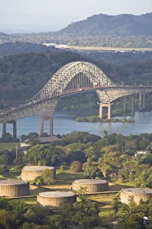 Panama, Panama city, Bridge of the Americas Panama, Panama city, Bridge of the Americas