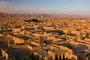 Panorama of Yazd with its windtowers, Yazd, Iran Panorama of Yazd with its windtowers, Yazd, Iran