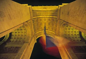 Eiffel Tower Alternative Prints: Arc de Triomphe
