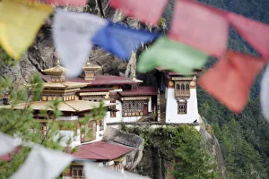 The Paro Taktsang or Tigers Nest in the Himalayan Kingdom of Bhutan The Paro Taktsang or Tigers Nest in the Himalayan Kingdom of Bhutan