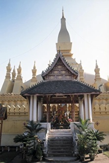 Southeast Asia Travel Guide Prints: Pha That Luang