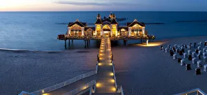 Pier at Sellin, Rugen Island, Baltic coast, Mecklenburg-Western Pomerania, Germany Pier at Sellin, Rugen Island, Baltic coast, Mecklenburg-Western Pomerania, Germany