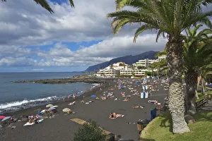 Playa Arena in Puerto Santiago, Tenerife, Canary Islands, Spain Playa Arena in Puerto Santiago, Tenerife, Canary Islands, Spain