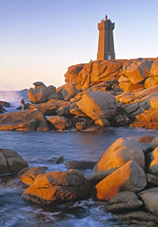 French Coastal Landmarks Prints: Ploumanach Lighthouse