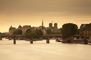Pont des Arts and River Seine, Paris, France Pont des Arts and River Seine, Paris, France