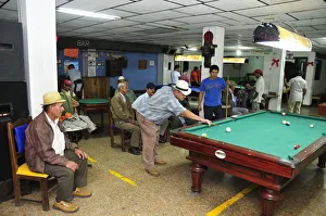 Pool hall in Filandia, Colombia, South America Pool hall in Filandia, Colombia, South America