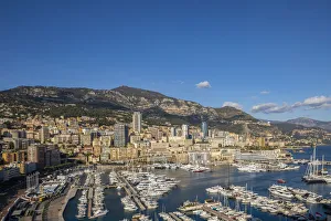 Prints of Port Hercules Harbour, Monte Carlo, Monaco Monaco Prints: Port Hercules Harbour, Monte Carlo Print