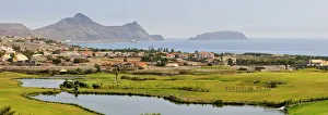 Porto Santo golf course. Porto Santo island. Madeira, Portugal Porto Santo golf course. Porto Santo island. Madeira, Portugal