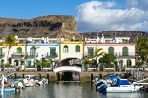 Prints of Puerto de Mogan, Mogan, Gran Canaria, Canary Islands, Spain Related Image Prints: Puerto de Mogan Print, Gran Canaria, Canary Islands