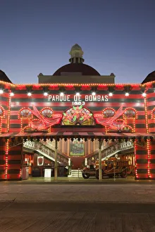 Puerto Rico, South Coast, Ponce, Plaza Las Delicias, Parque de Bombas, firehouse museum Puerto Rico, South Coast, Ponce, Plaza Las Delicias, Parque de Bombas, firehouse museum