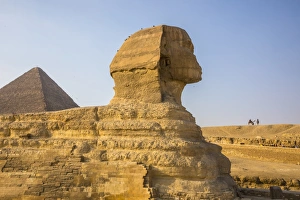 Pyramid of Cheops and the Sphinx, Giza, Cairo, Egypt Pyramid of Cheops and the Sphinx, Giza, Cairo, Egypt
