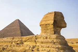 Pyramid of Cheops and the Sphinx, Giza, Cairo, Egypt Pyramid of Cheops and the Sphinx, Giza, Cairo, Egypt