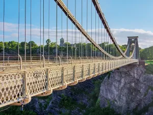 Bristol City Landmarks Prints: Clifton Suspension Bridge, Bristol, England, United Kingdom