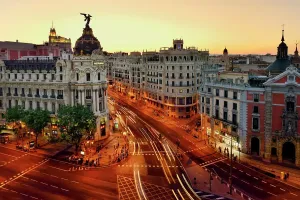 Madrid Cityscape Photography Prints: Metropolis Building, Edificio Metropolis, Madrid Spain