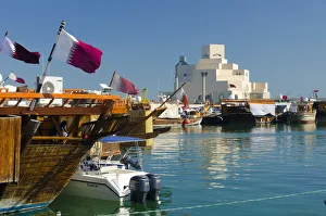 Qatar, Doha, Museum of Islamic Art and Dhow Harbour Qatar, Doha, Museum of Islamic Art and Dhow Harbour