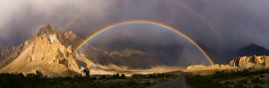 Rainbow, Passu, Khunjrab river, Northern Pakistan Rainbow, Passu, Khunjrab river, Northern Pakistan