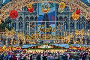 Rathaus Christmas Market, Vienna, Austria Rathaus Christmas Market, Vienna, Austria