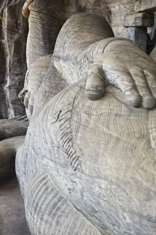 Reclining Buddha statue, Gal Vihara, Polonnaruwa (UNESCO World Heritage Site), North Reclining Buddha statue, Gal Vihara, Polonnaruwa (UNESCO World Heritage Site), North