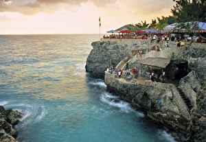 Prints of Ricks Cafe, Negril, Jamaica Related Image Prints: Ricks Cafe Print, Negril Jamaica