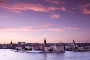Riddarholmen & Gamla Stan at Dusk, Stockholm, Sweden Riddarholmen & Gamla Stan at Dusk, Stockholm, Sweden