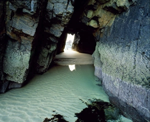 Tunnel Prints: Rights Managed Rock Tunnel Print at Traigh Mhor